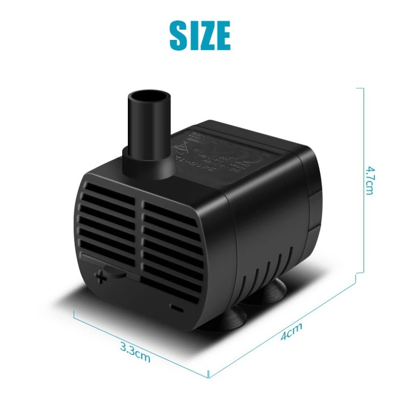 무소음 USB 워터 펌프, DC 5V 브러시리스 워터  - Terrarium Fogger Ultrasonic 리뷰 및 가격