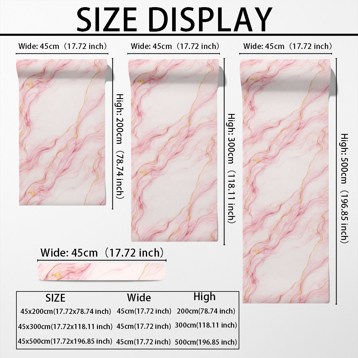 1pc 모조 대리석 텍스처 인쇄 자체 접착 Pvc 재활 - Pvc Panel Background 리뷰 및 가격