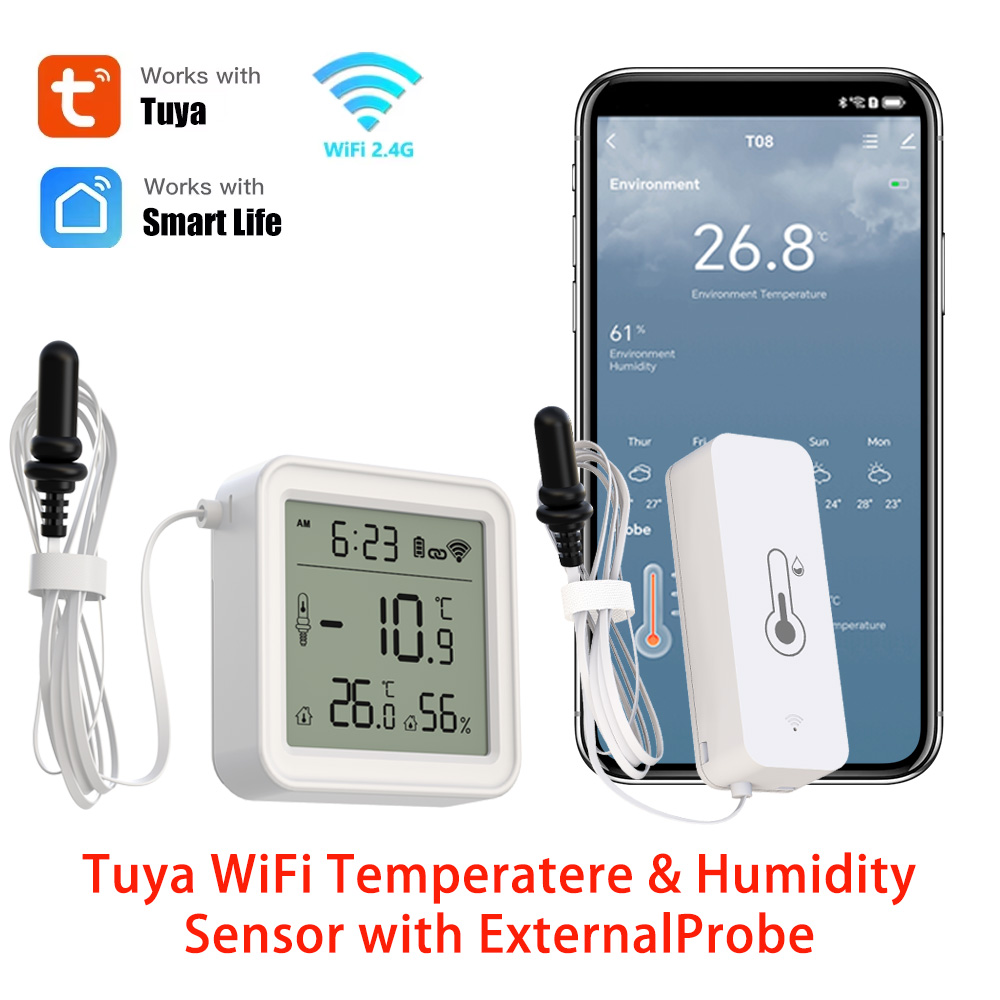 원격 모니터링을 위한 외부 프로브 습도계가 있는 Tuy - Digital Hygrometer Probe 리뷰 및 가격
